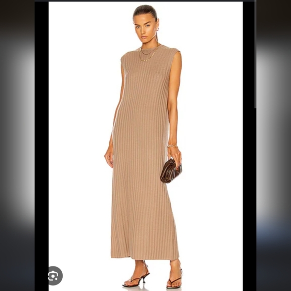 NWOT LOULOU STUDIO Andrott Wool Cashmere Dress Flaws - Picture 2 of 9